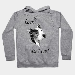 Love Don't Durt Dogs Animals Lovers Pet Parents Hoodie